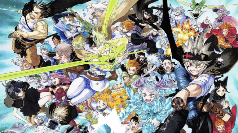 Black Clover fête ses 10 ans avec des hommages artistiques de One Piece, Naruto et Bleach