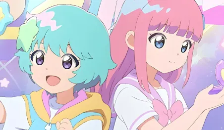 Visuel clé de Magical Sisters LuluttoLilly, le futur anime de Studio Pierrot
