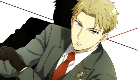 Loid Forger jeune, contemplant les ruines de la guerre, révélant son passé dans Spy x Family saison 3