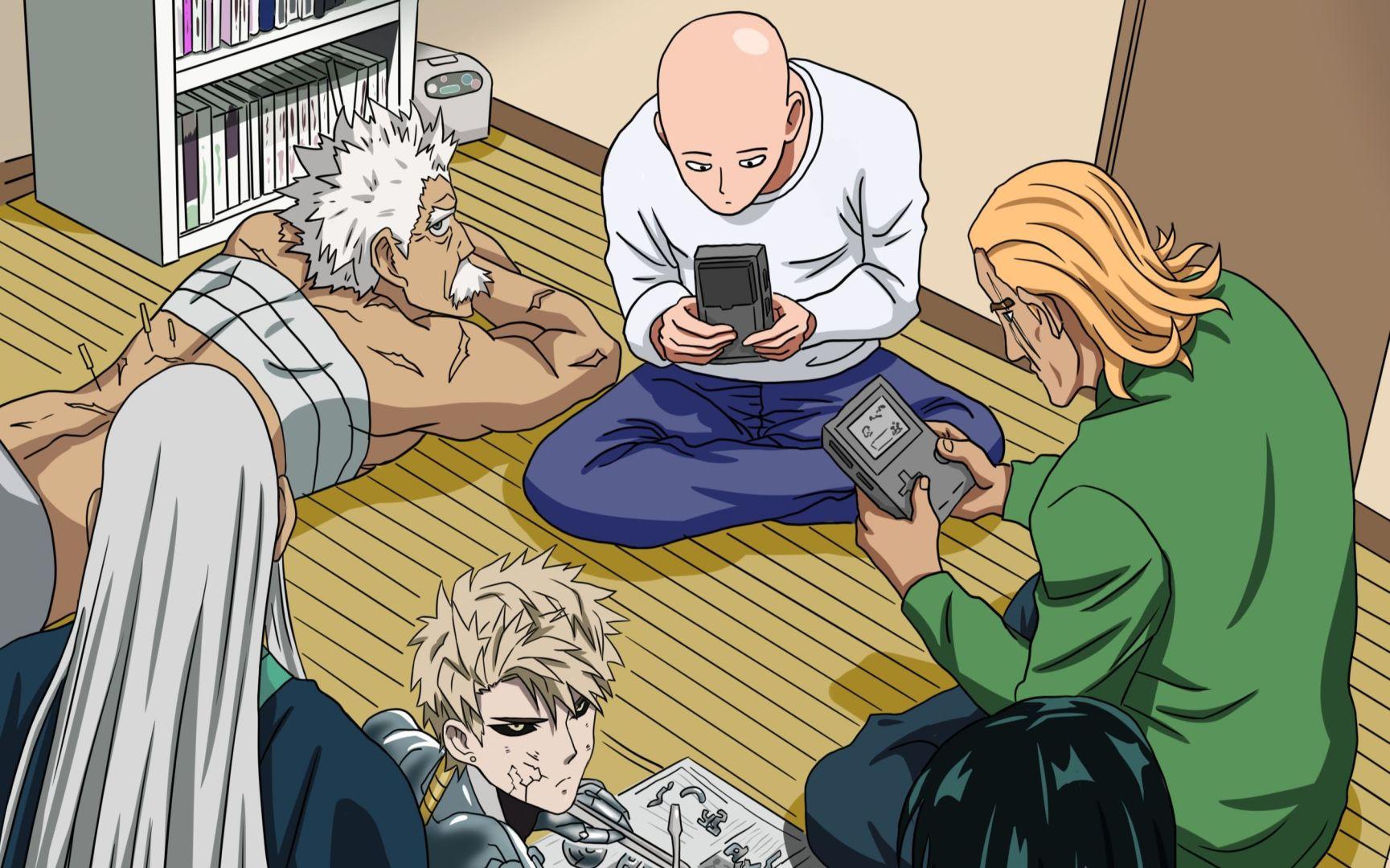Capture d'écran de One Punch Man, illustrant les enjeux de la saison 3