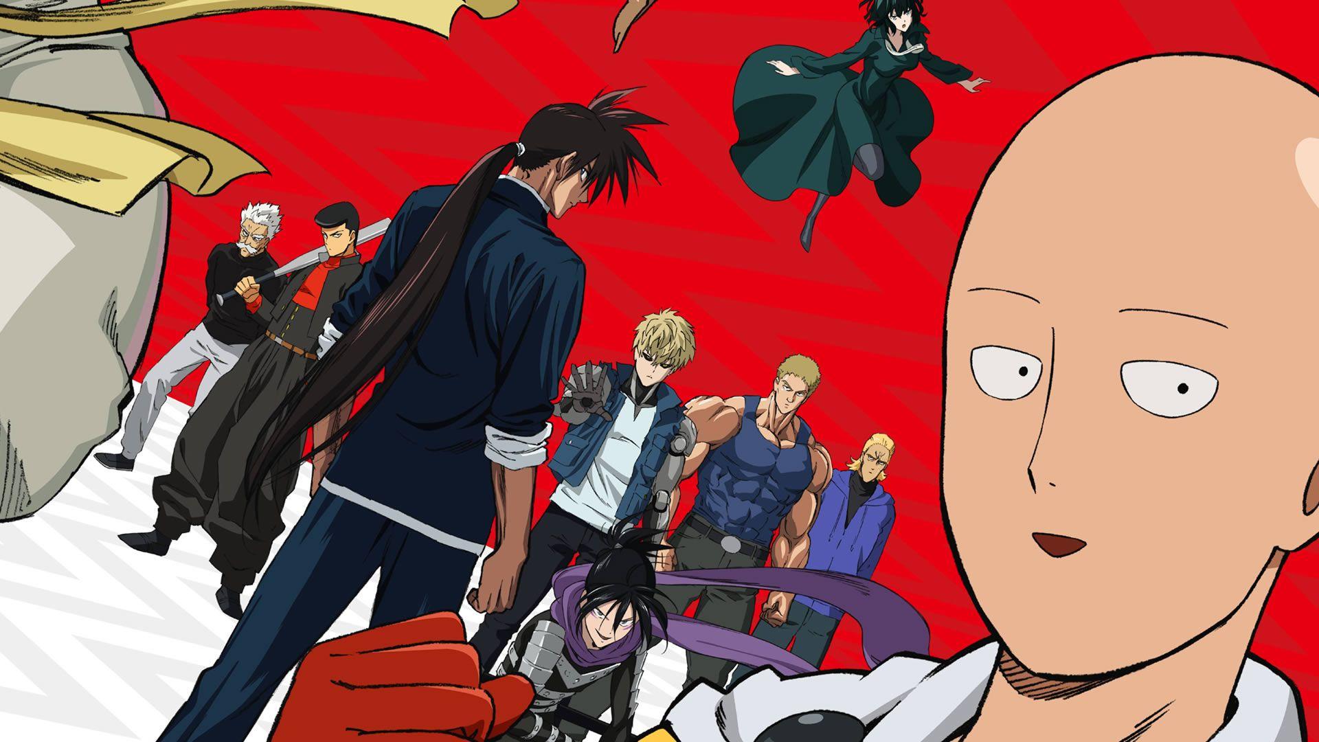 Saitama de One Punch Man saison 2, symbolisant la baisse de qualité de l'anime