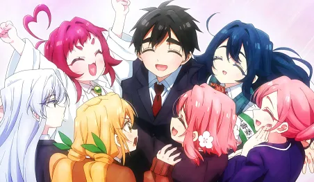 Affiche promotionnelle de The 100 Girlfriends Who Really Love You, annonçant la potentielle troisième saison anime en 2026.