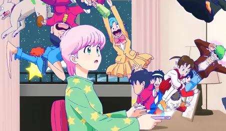 Visuel officiel annonçant le nouvel anime High School! Kimengumi en 2026