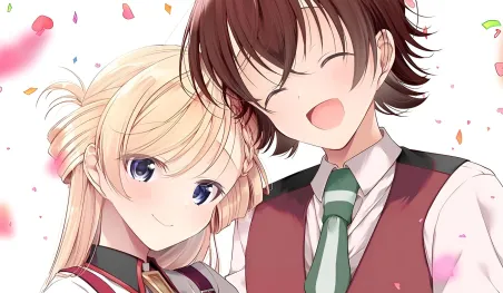 Visuel promotionnel de l'adaptation anime Isshiki-san wa Koi o Shiritai