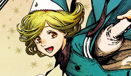 Illustration du manga Witch Hat Atelier célébrant sa victoire aux Harvey Awards 2025