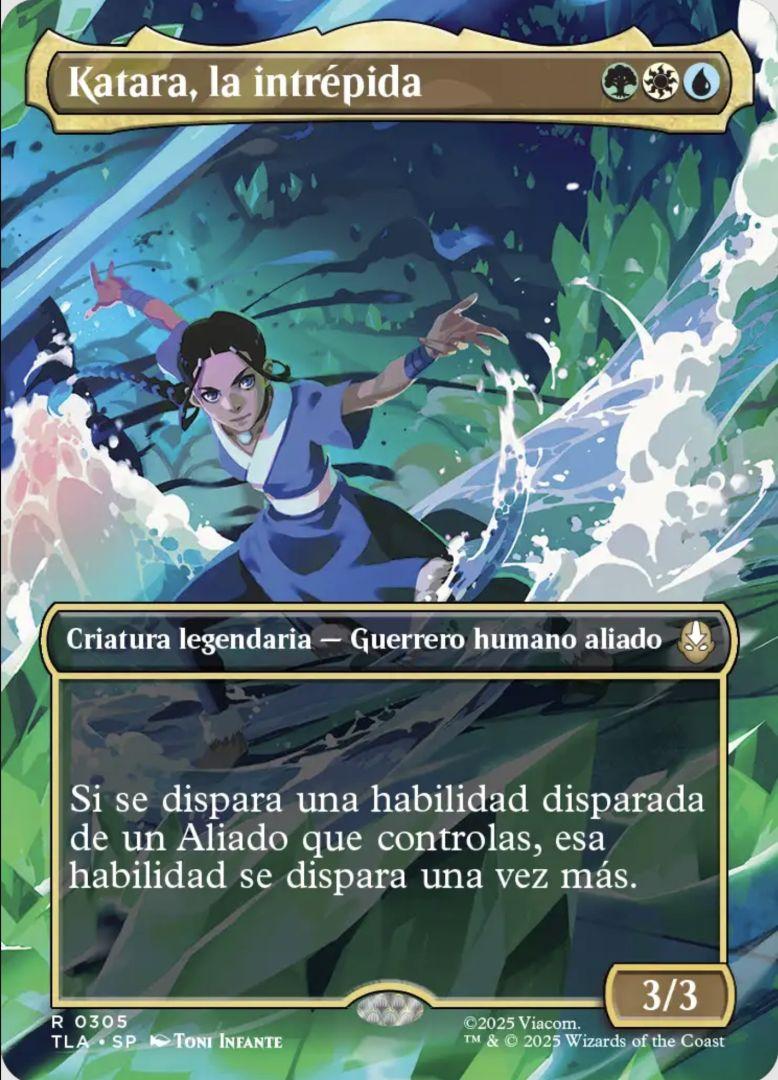 Carte Magic: The Gathering de Katara l'Intrépide, bordure élémentale