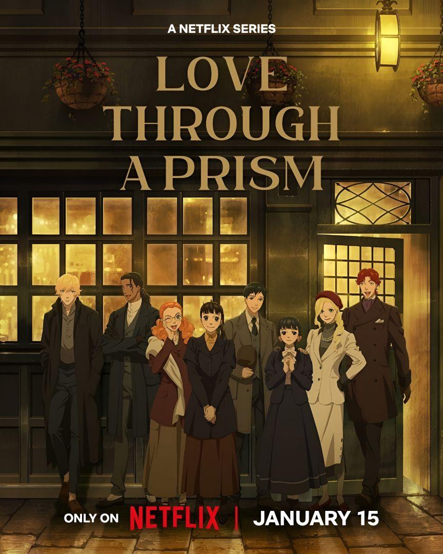 Illustration des personnages principaux Lili Ichijoin et Kit Church de Love Through a Prism