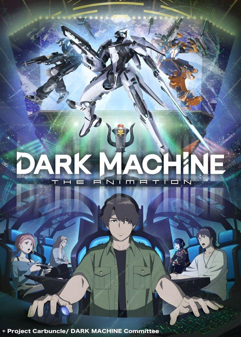 Visuel promotionnel de l'anime Dark Machine, mettant en avant son style artistique unique