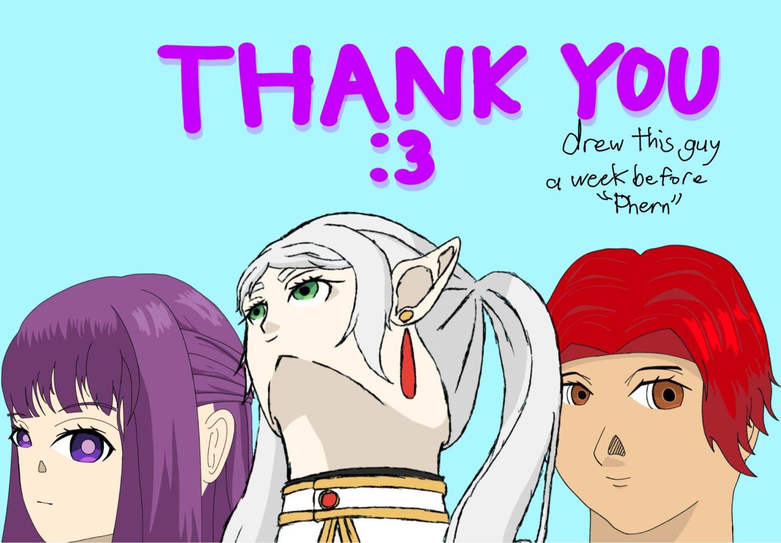 Capture d'écran du profil de Mallorie Rodak avec l'image de Frieren déformée