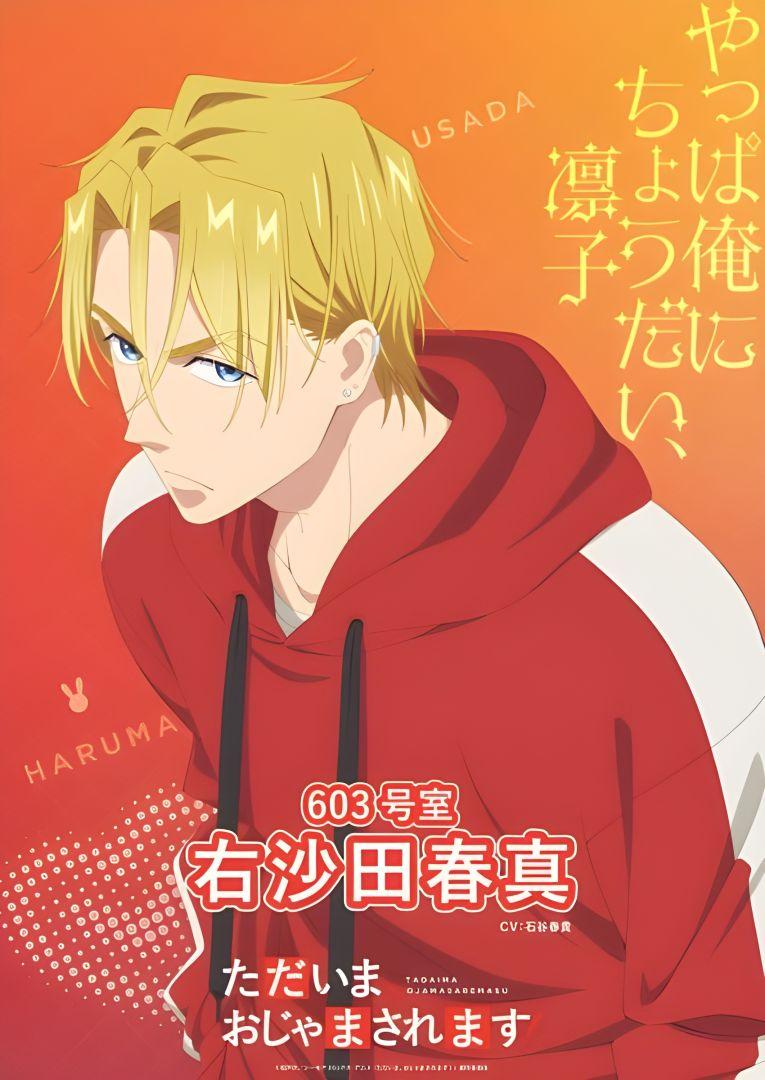 Visuel du personnage Haruma Usada de la série animée Tadaima, Ojamasaremasu!