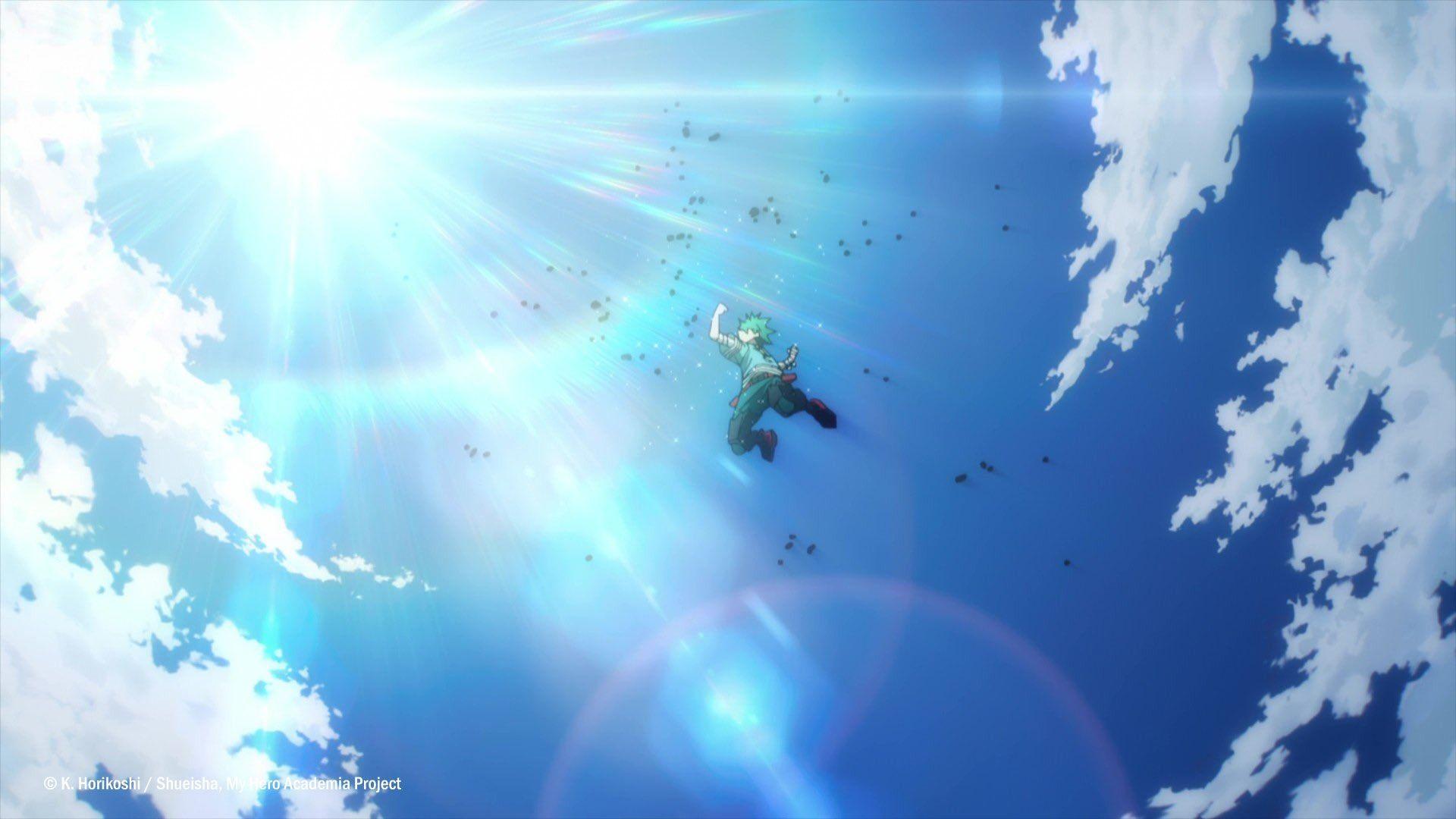 Deku maîtrisant le One For All dans My Hero Academia saison 8