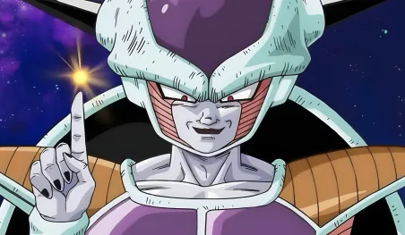 Freezer de Dragon Ball Z en première forme, un patron idéal au Japon grâce à son Keigo.