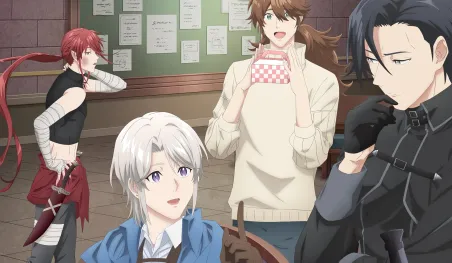 Affiche promotionnelle de l'anime A Gentle Noble's Vacation Recommendation avec son héros Lizel.