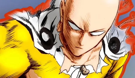 Saitama dans l'anime One Punch Man, illustration du retour de la saison 4