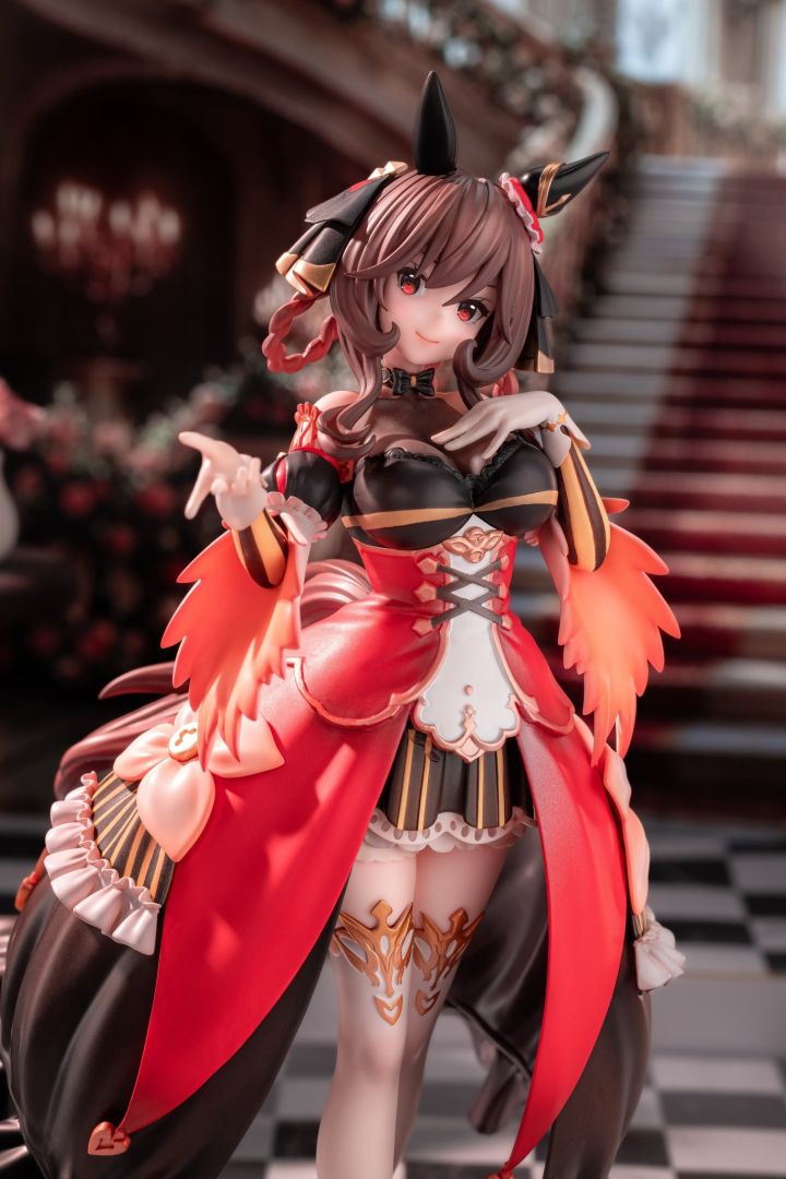 Détail de la magnifique figure de Gentildonna d'Uma Musume créée par EE-Works