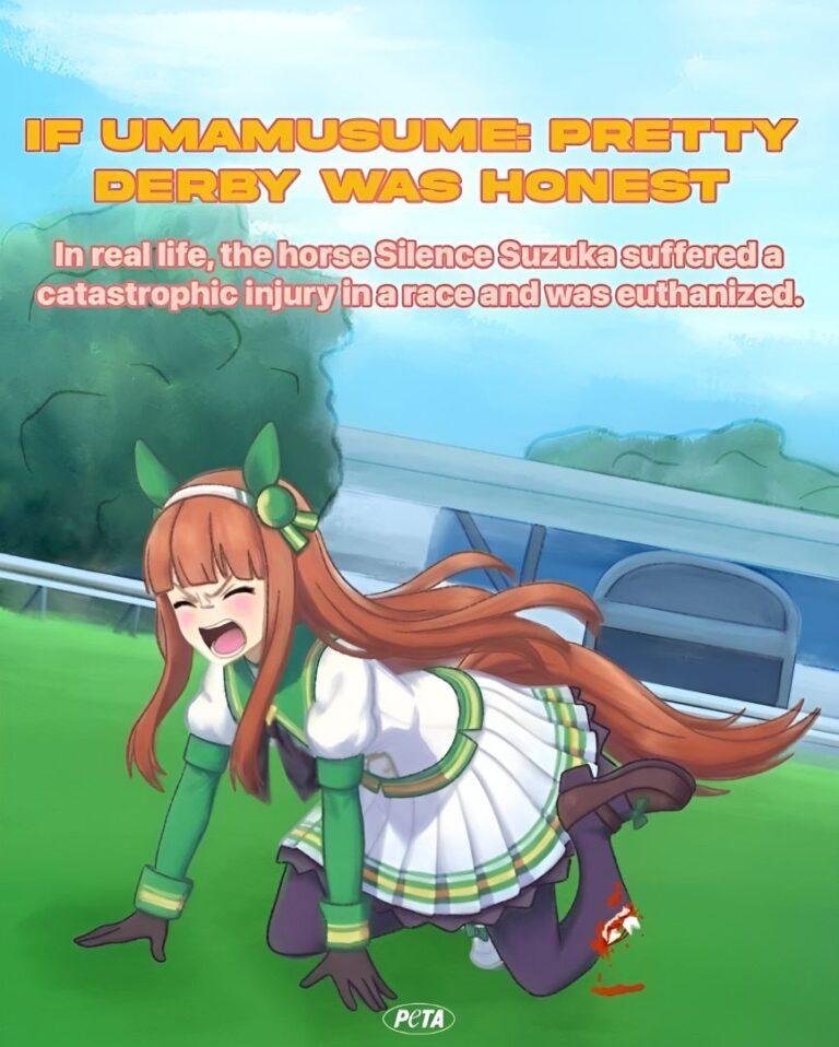 PETA choque les fans d&rsquo;Umamusume avec Silence Suzuka