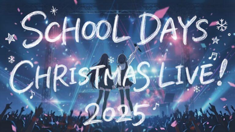 School Days : 20 ans de trauma célébrés à Noël