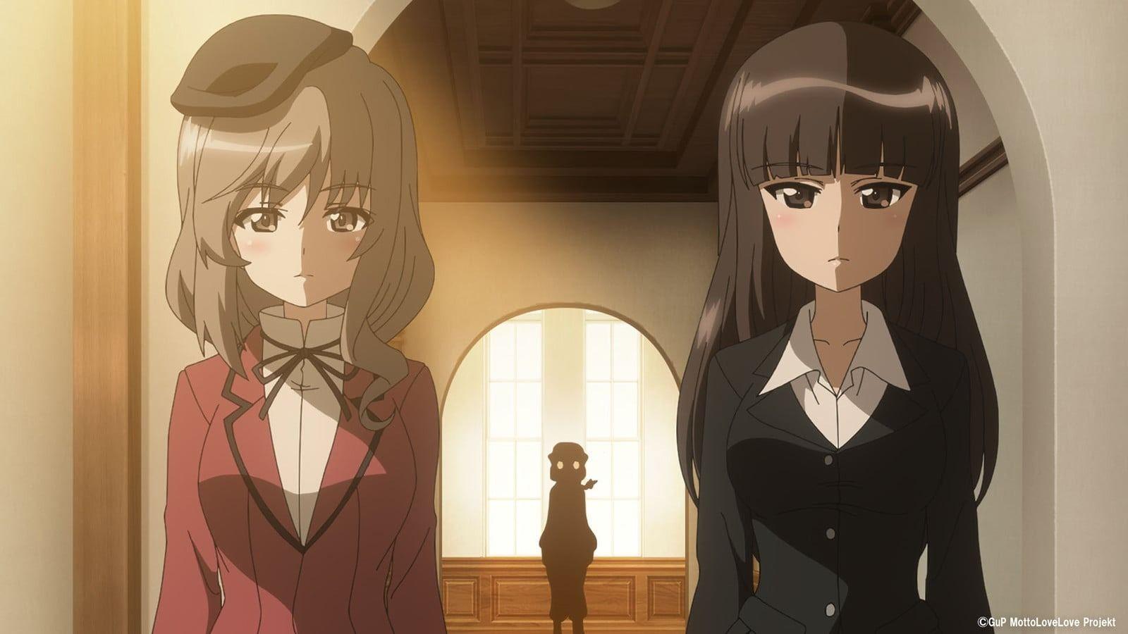 Capture d'écran du mini-anime Girls und Panzer: Motto Love Love Sakusen Desu!