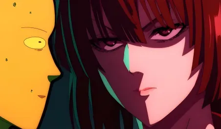 One Punch Man Saison 3 : Saitama face à une explosion d'effets néon en combat