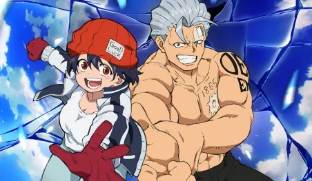 Visuel promotionnel de l'anime Undead Unluck annonçant la saison 2