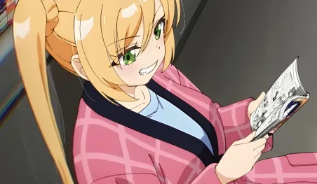 Affiche promotionnelle de l'anime de comédie Ichijouma Mankitsugurashi! annonçant son arrivée en avril 2026