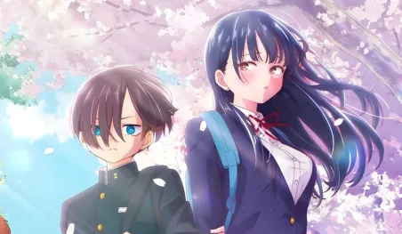 Kyotaro et Anna sur l'affiche du film The Dangers in My Heart