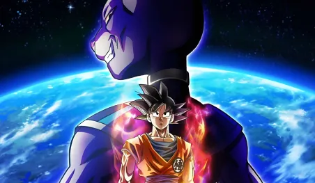 Visuel promotionnel du remake de l'arc Beerus de Dragon Ball Super, annonçant une édition améliorée.