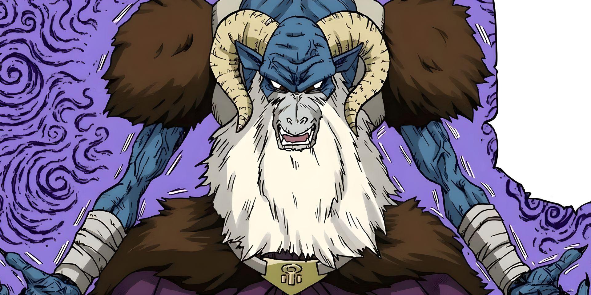 Goku s'entraînant avec Merus pour maîtriser l'Ultra Instint dans Dragon Ball Super