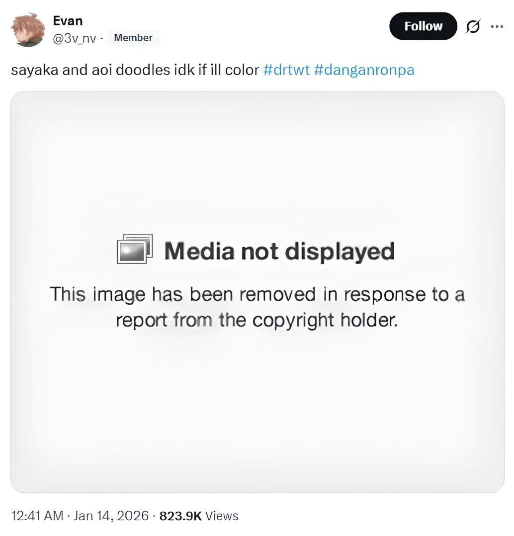 Réactions de la communauté en ligne face à la censure abusive de fan art Danganronpa