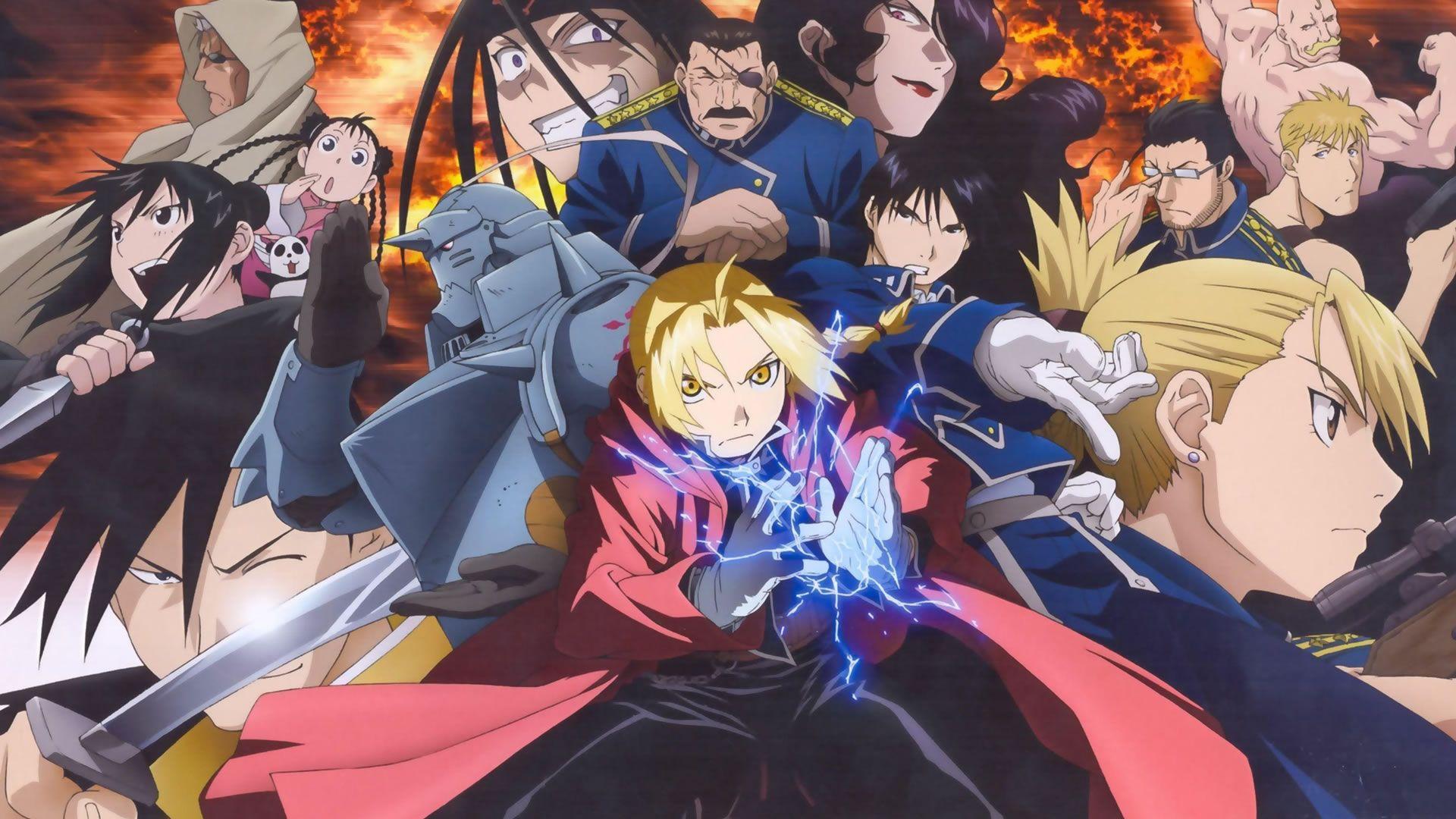 Les frères Elric dans Fullmetal Alchemist Brotherhood, anime shonen culte