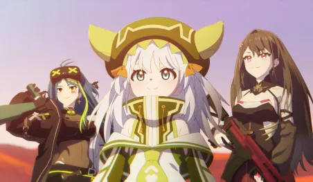 Illustration d'un personnage VTuber de Vspo! avec un avertissement sur la monétisation illicite de fan art NSFW.