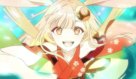 Affiche du film d'animation Netflix Cosmic Princess Kaguya, au cœur d'une polémique sur l'IA.