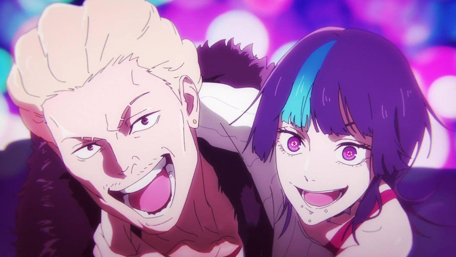 Scène clé de Jujutsu Kaisen avec Kirara Hoshi et Hakari, soulignant son rôle crucial dans l'arc du Culling Game.