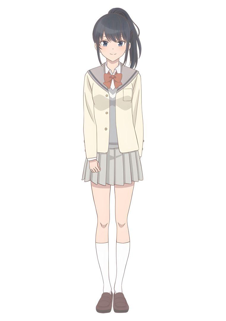 Illustration du personnage de Miori Motomiya dans l'anime Haibara's Teenage New Game