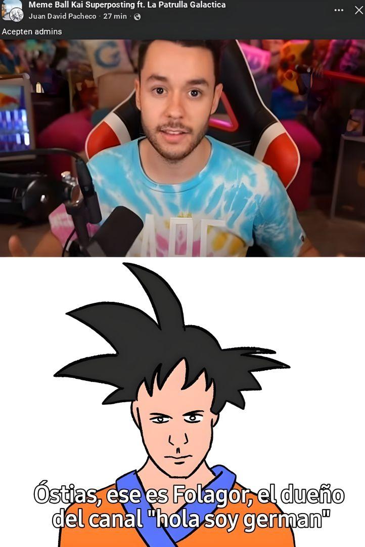 Meme de Vegeta en colère, représentant la réaction passionnée du fandom Dragon Ball