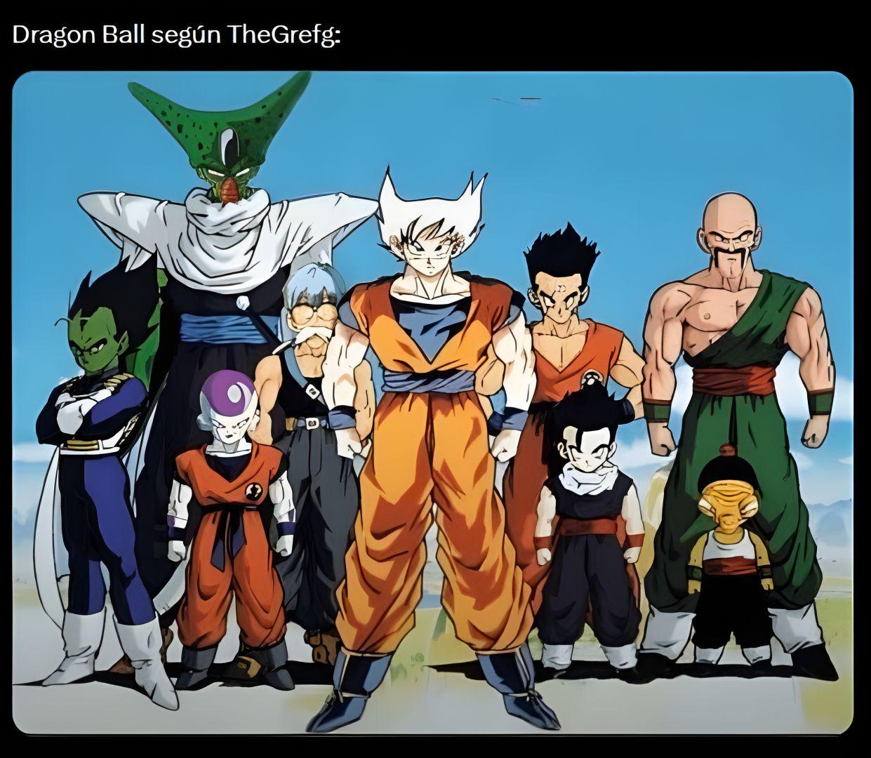 Capture d'écran de réactions de fans de Dragon Ball aux erreurs de The Grefg