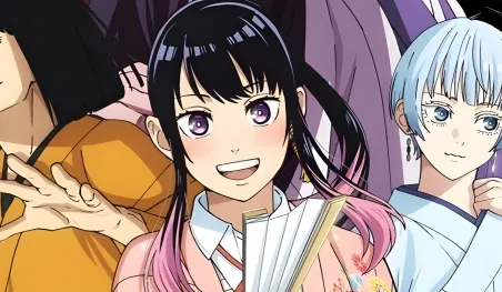 Akane Osaki, protagoniste de l'anime Akane-banashi, prête à conquérir le monde du rakugo