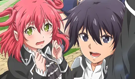 Visuel clé de l'anime From Overshadowed to Overpowered, un isekai de magie puissant qui sort en juillet