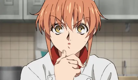 Visuel promotionnel de l'anime Iron Wok Jan! avec le personnage principal en pleine action culinaire